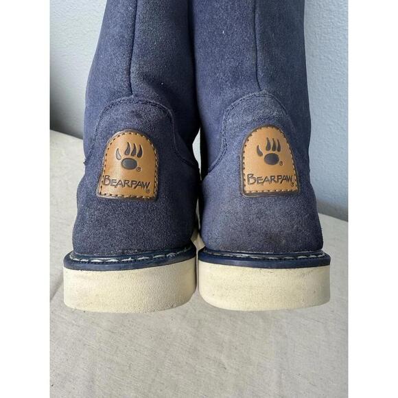 Bear Paw Mid Calf Suede Boots Sz 10 - Picture 7 of 9
